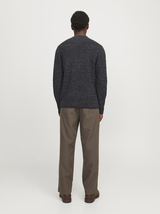 Actual product image Jack & Jones Plain knitted jumper with round neck Knitted jumper with round neck (XL)