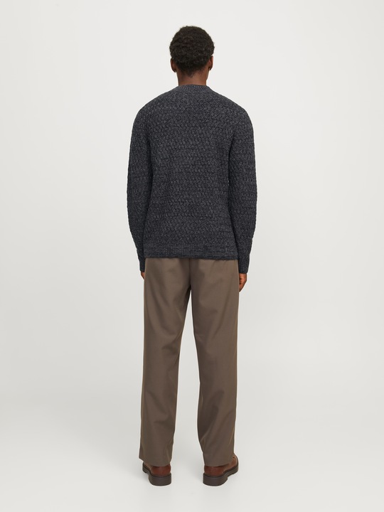 Produktbild Jack & Jones Einfarbig Strickpullover mit Rundhals Strickpullover mit Rundhals (XL)