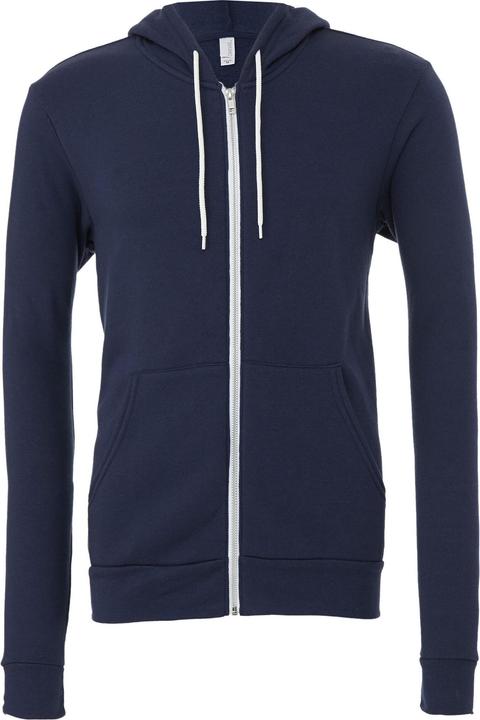 Produktbild Bella Canvas Sponge Fleece Kapuzenpullover mit Reissverschluss (M)