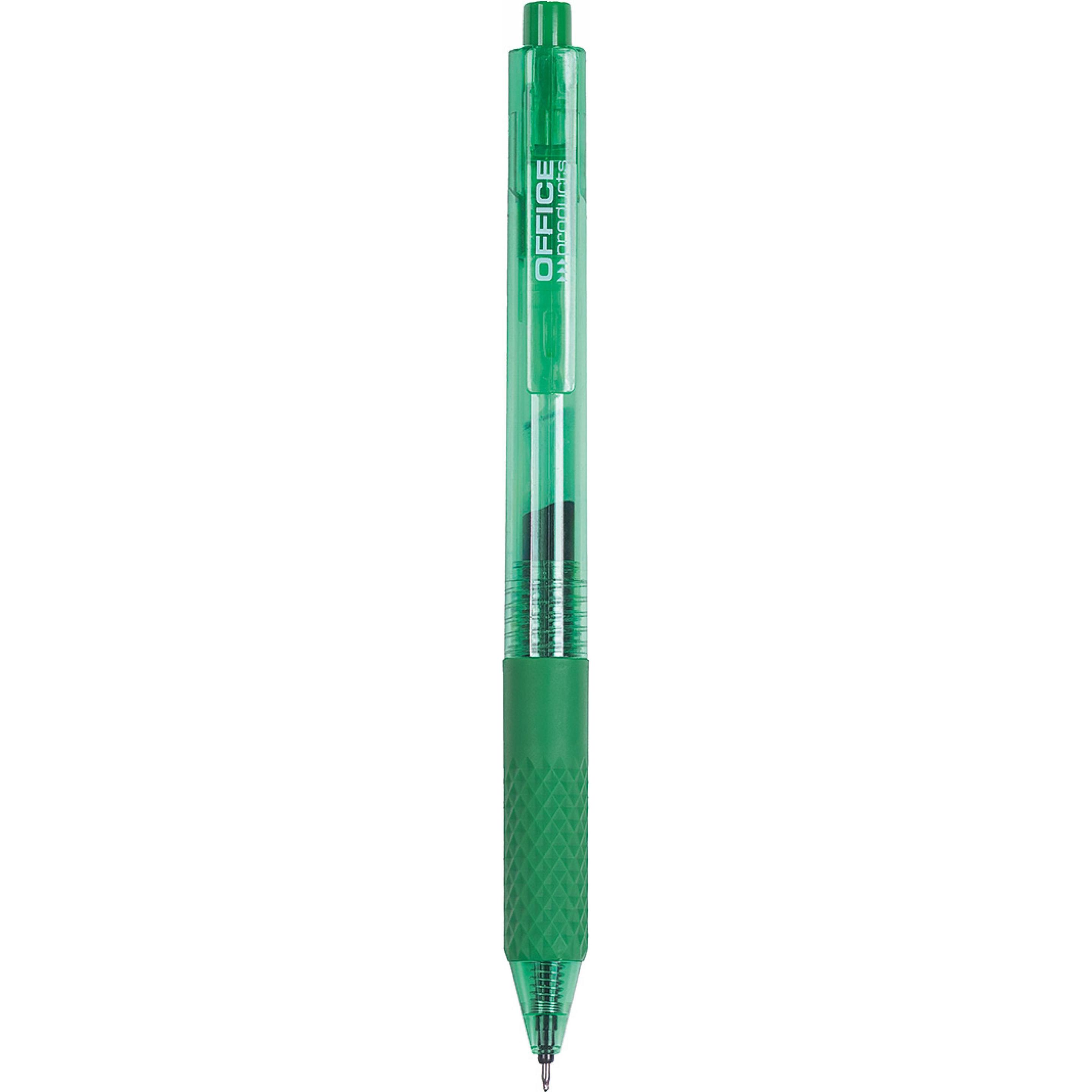 Office Products, Penne, Automatischer Gelstift (Verde)