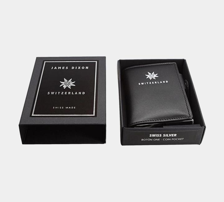 Produktbild James Dixon Botón One - Black/Silver Switzerland - Münzfach