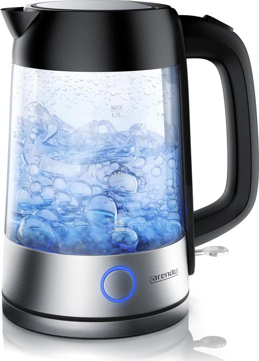 Arendo Stainless steel glass kettle (1.70 l)