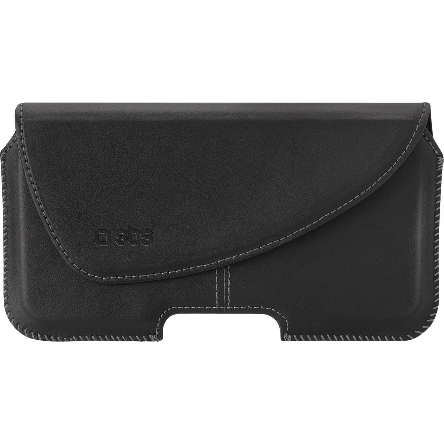 SBS Horizontale Gürteltasche (Universal), Smartphone Hülle, Schwarz