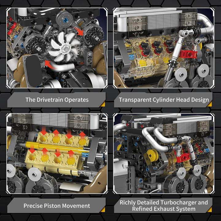 Immagine prodotto Mould King BGT W16 Engine Motor