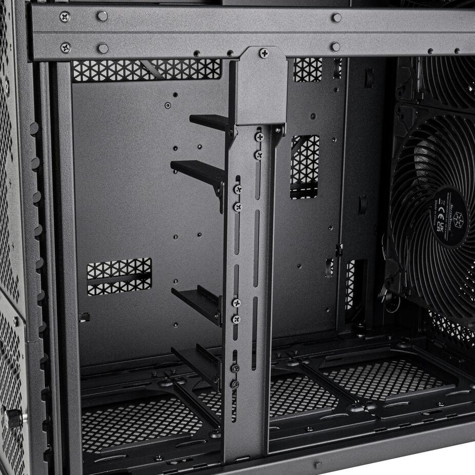 Thumbnail - Silverstone ALTA D1 (schwarz), PC Gehäuse, Schwarz