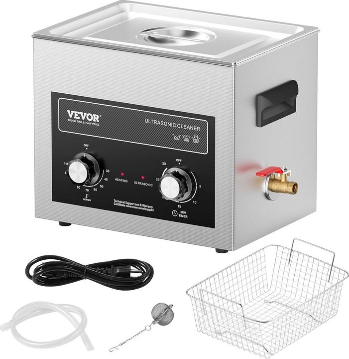 Actual product image Vevor Ultrasonic Cleaner (40 kHz, 10 l)