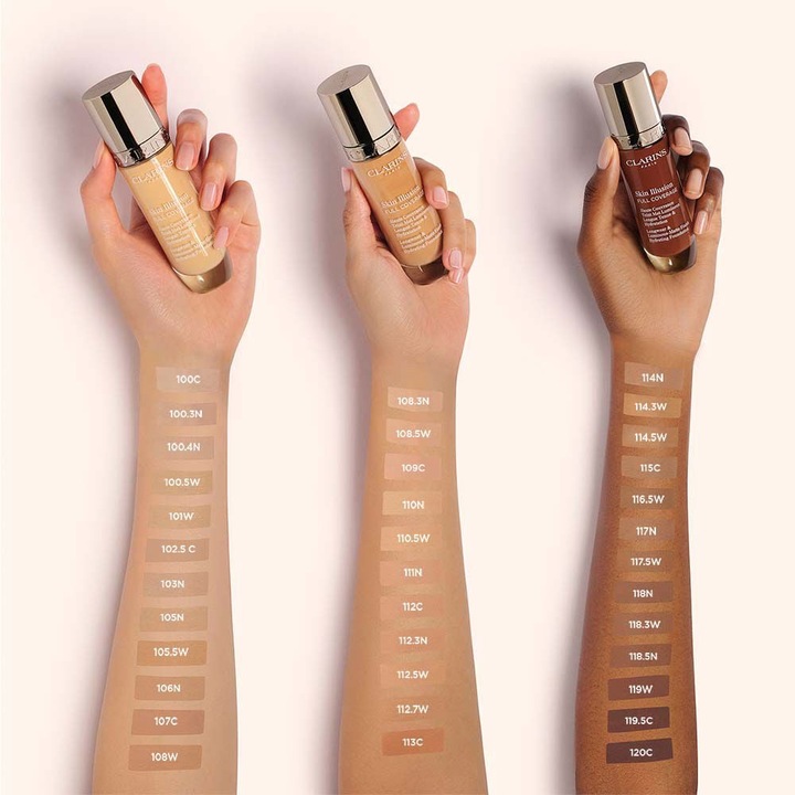 Actual product image Clarins Skin Illusion Full Coverage 30ml 107C (107C)
