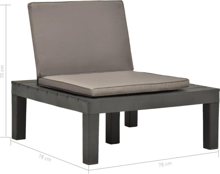 Produktbild vidaXL Garten Liegestuhl