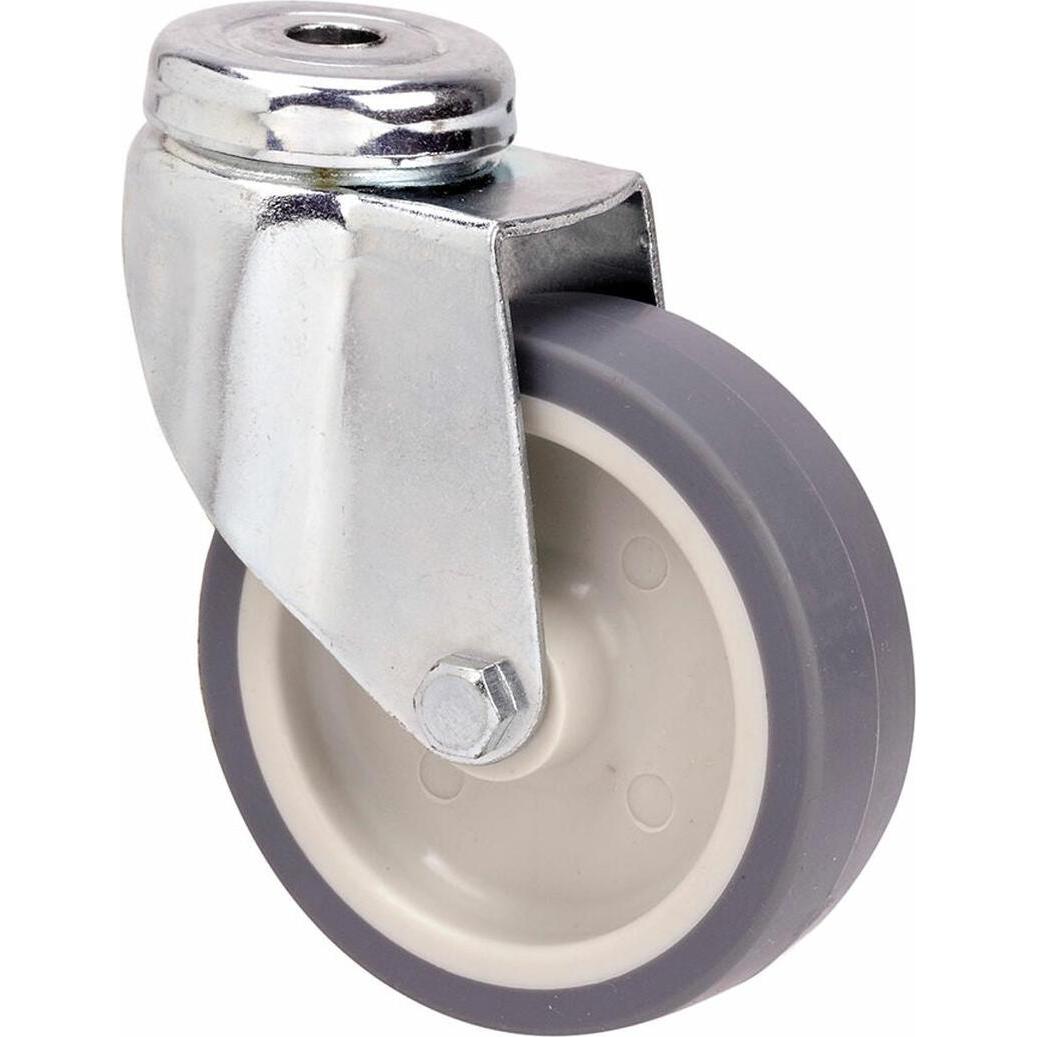 Ruedas Alex, Ruote + Rotelle, Rueda Grau Gummi Poliamix Ø6 Cm 50 Kg Drehbar