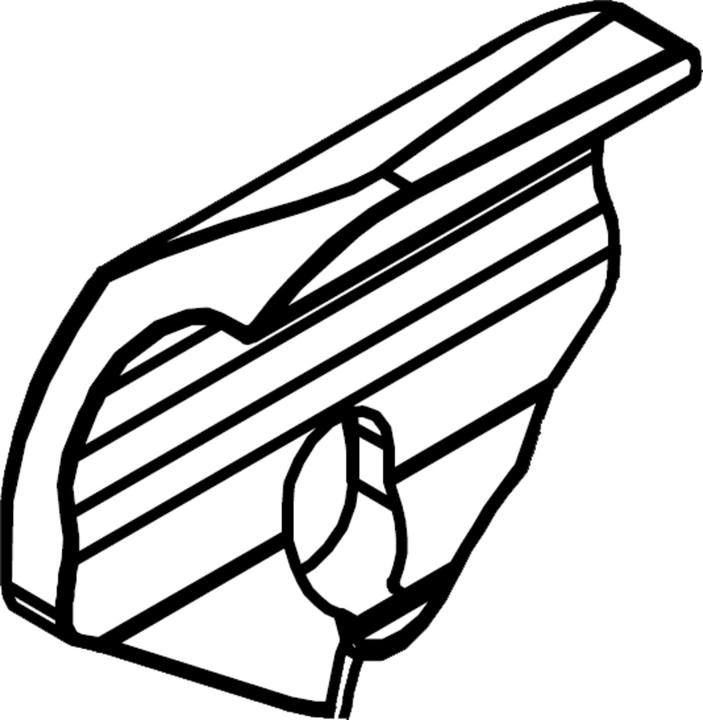 Actual product image Kind Shock Clamp Cover-Right Ash