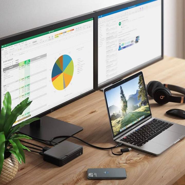 Productafbeelding Alogic Universele tweeling (USB-C, USB-A, 10 Havens)
