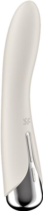 Actual product image Satisfyer Spinning Vibe 1 G-Spot Beige Rotator Vibrator