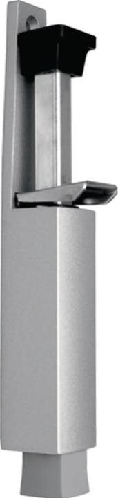 Deni Door stop 3837 0060 22 Zinc die-cast silver lacquered Lifting height 60 mm Door mounting (1 Piece)