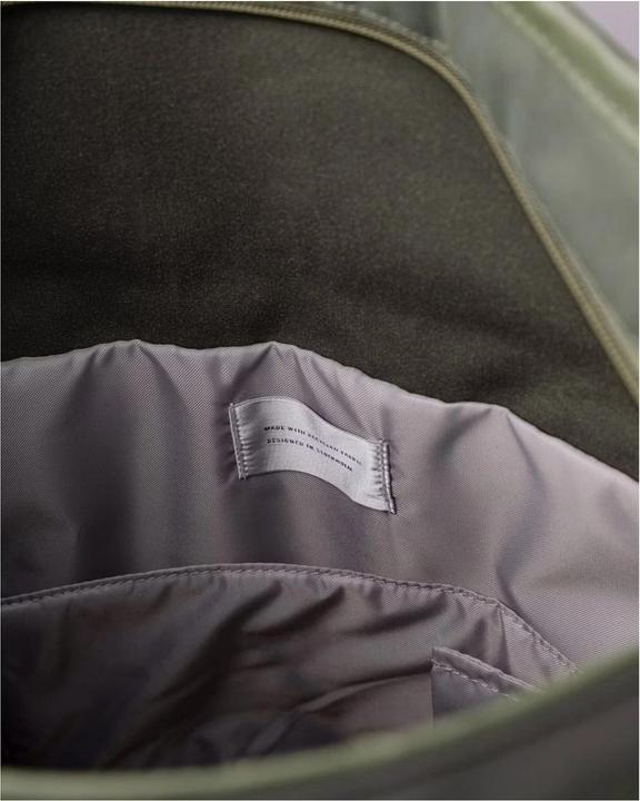 Actual product image Sandqvist Laptop Rugzak / Rugtas / Laptoptas / Werktas - Alfred - Groen - 13 inch (22 l)