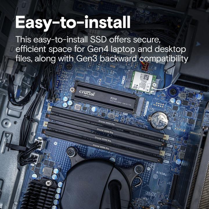 Produktbild Crucial P310 mit Heatsink (2000 GB, M.2 2280)
