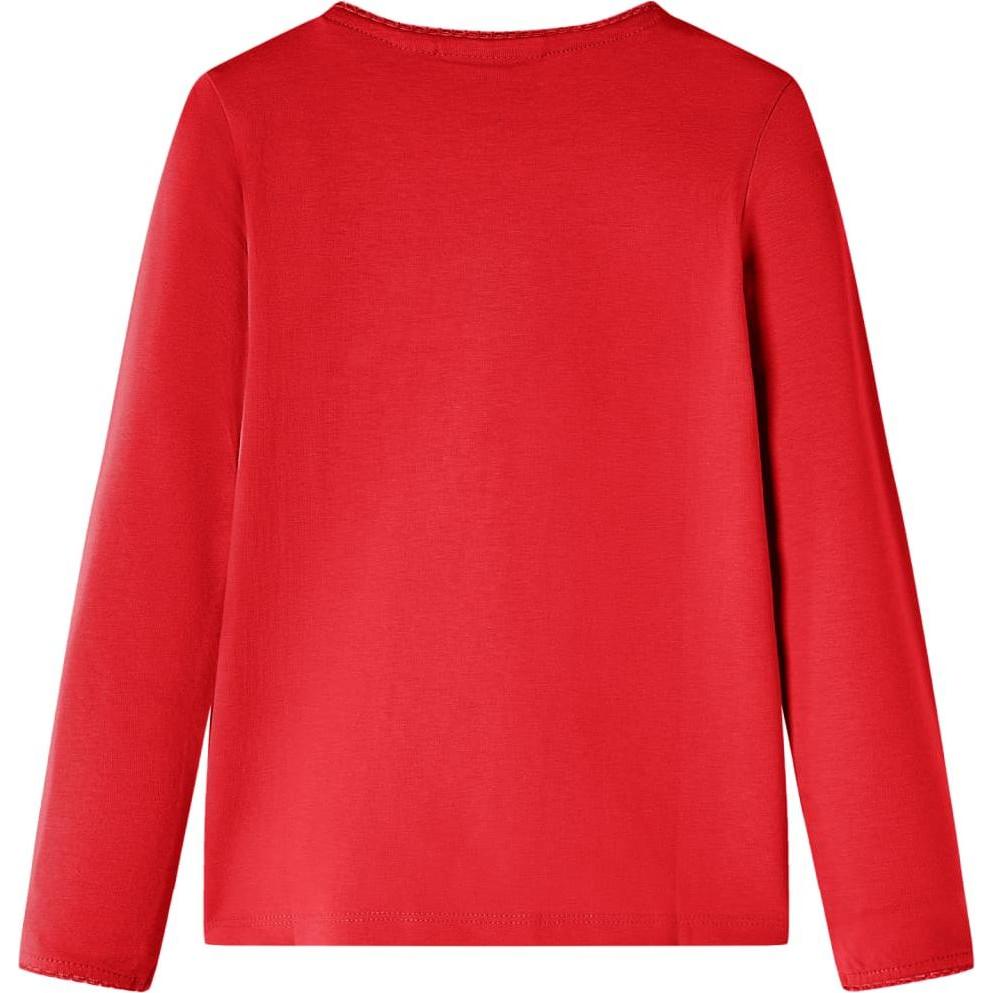 Thumbnail - VidaXL, Jungen, Shirt, Kinder-Langarmshirt Rot 116,Material: 95 % Baumwolle. 5, Rot, (116)