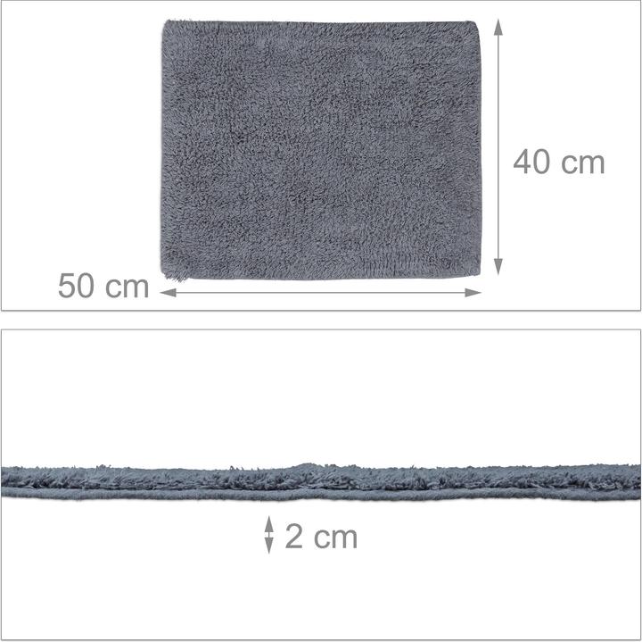 Produktbild Relaxdays Badteppich (50 x 40 x 2 cm)