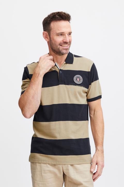 Image du produit FQ1924 FQPeter stripe polo w badge 21900639 (XL)