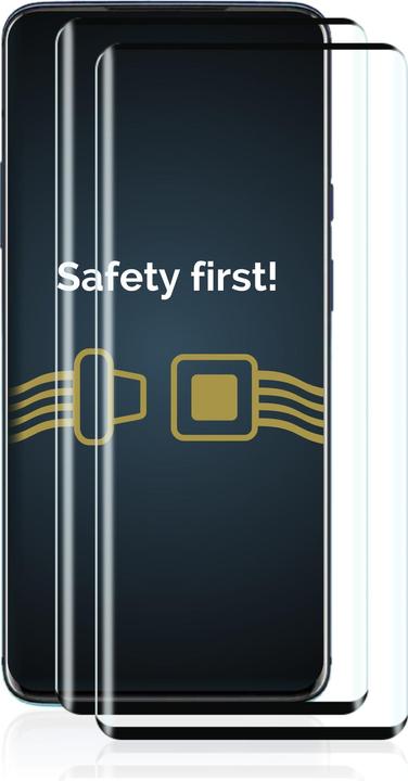 Produktbild Savvies Full-Screen Displayschutz Panzerglas Schutzglas (2 Stück, OnePlus 8 Pro)