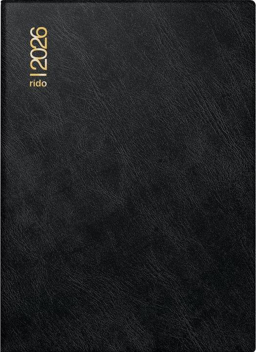 Image du produit Ridoide Technik III PVC 2026 701824290 1T/1S schwarz DE 10x14cm (A6, 1 jour / 1 page)