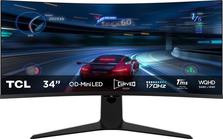 Actual product image TCL 34R83Q (3440 x 1440 pixels, 34")