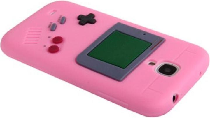 Produktbild König Design Silikon Hülle Gameboy für Handy Samsung Galaxy S4 GT I9500 / GT I9505 / LTE+ GT I9506 / Value Editio (Samsung Galaxy S4)