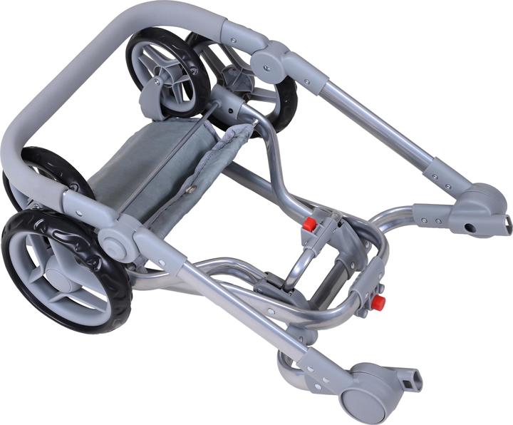 Actual product image Knorrtoys Doll's pram Boonk - flying hearts blue pink
