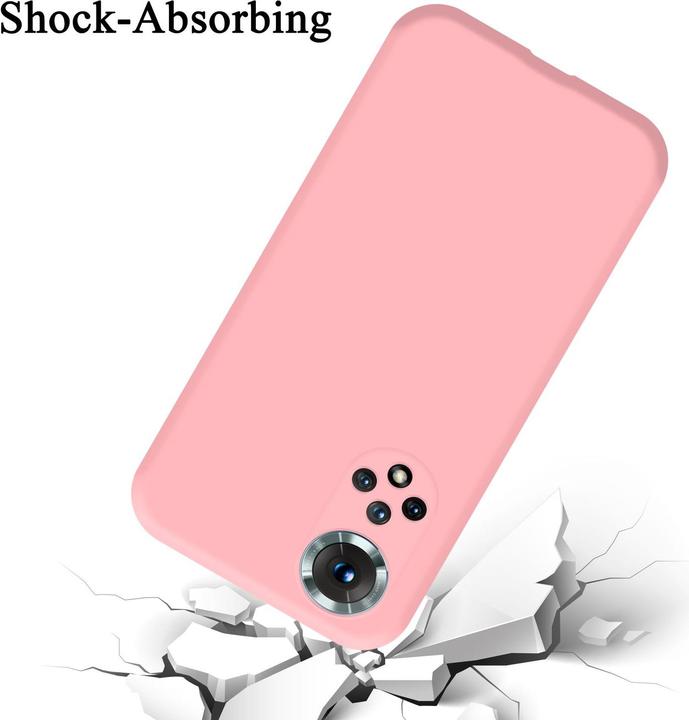Actual product image Cadorabo Bumper Case for Honor 50 / Huawei NOVA 9 TPU Liquid Silicone Cover for Honor 50 / Huawei NOVA 9 (Huawei Nova 9, LG K50)