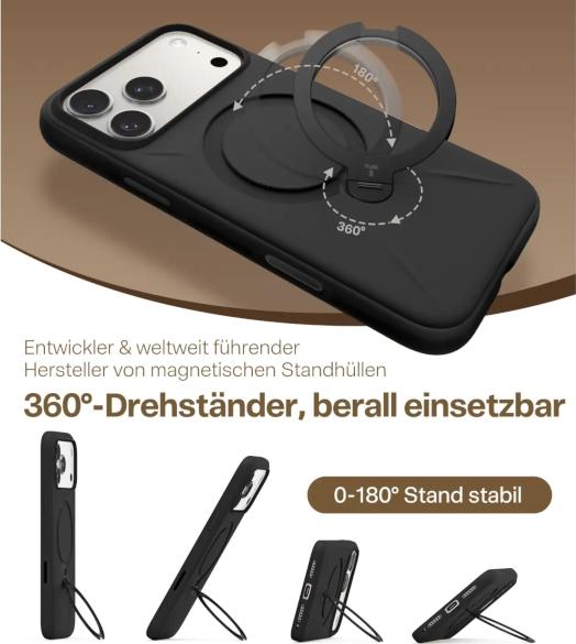 Produktbild Torras Ostand Spin Softune Series (Apple iPhone 17 Pro)