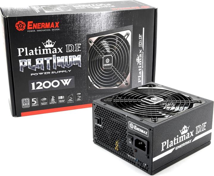 Produktbild Enermax Platimax D.F. 1200W PC Netzteil modular 80Plus Platinum DF Technologie Sleemax ErPLot6 DC to DC S... (1200 W)