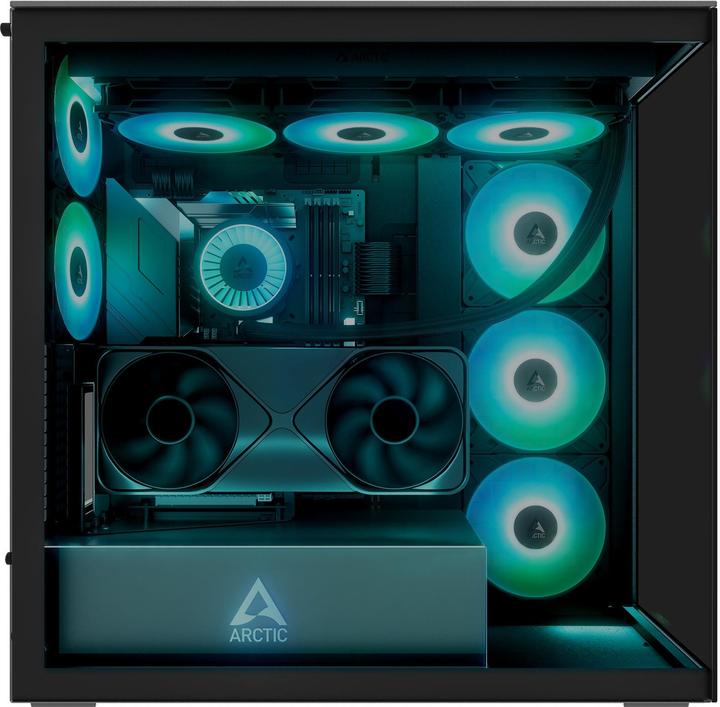 Produktbild Arctic Cooling PC-Gehäuse ACPCC00016A Black Tinted, Unterstützte (ATX)