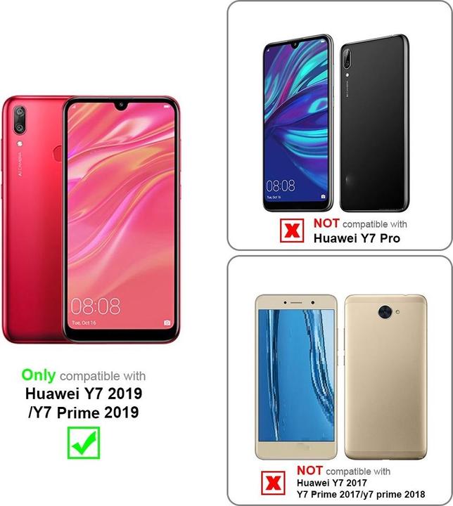 Image du produit Cadorabo Book Couverture magnétique invisible (Huawei Y7 (2019))