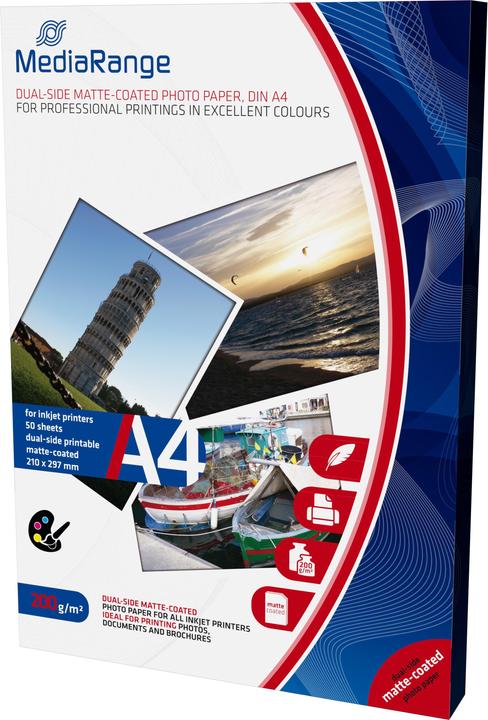 Immagine prodotto MediaRange Carta fotografica (200 g/m², A4, 1 x)