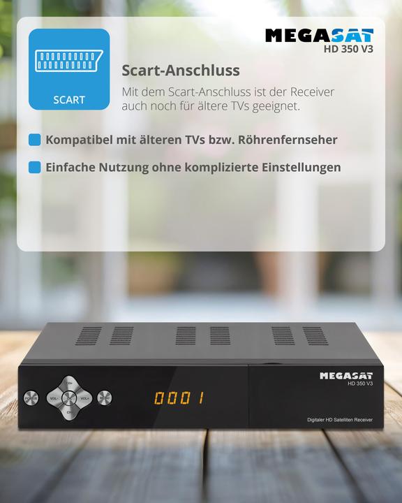 Actual product image Megasat HD 350 V3 (DVB-S, DVB-S2)
