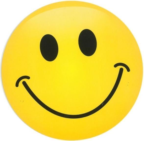 Immagine prodotto Edition Gollong Cartolina postale Gollong rotonda 14cm Smiley che ride