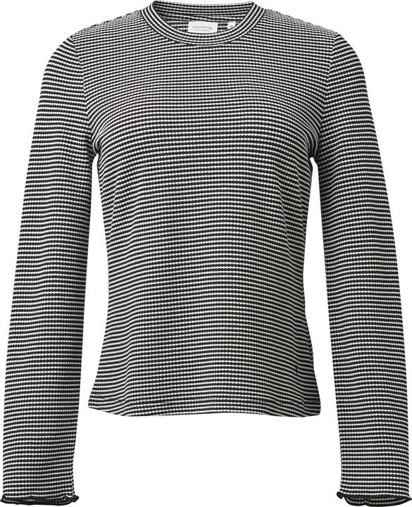 Produktbild Comma T-Shirt Langarmshirt mit Strukturstreifen (38)