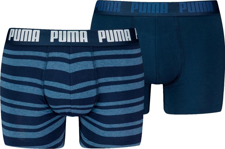 Actual product image Puma Herren-Boxershorts „Everyday Heritage Stripe“ im 2er-Pack (L, pack of 2)