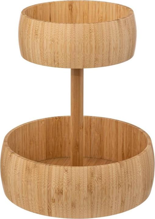 Actual product image 5Five Two-tier bamboo fruit basket