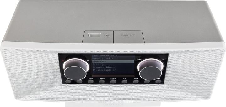 Produktbild Medion MD 89289 Stereo Internetradio weiss (Internetradio, DAB+, MW, AM, FM, Bluetooth, WLAN)