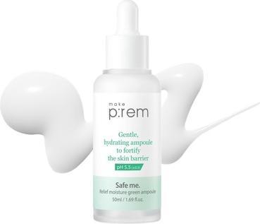 Produktbild Make p:rem Safe Me. Relief Moisture Green Ampoule (50 ml)