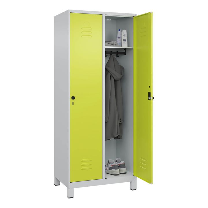 Produktbild C+P Garderobenschrank Classic Plus, Abteilbreite 40 cm, mit Füssen (80 cm, 185 cm)