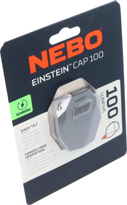 Image du produit Nebo EINSTEIN CAP 100 LED-Stirnlampe, Blister (100 lm)