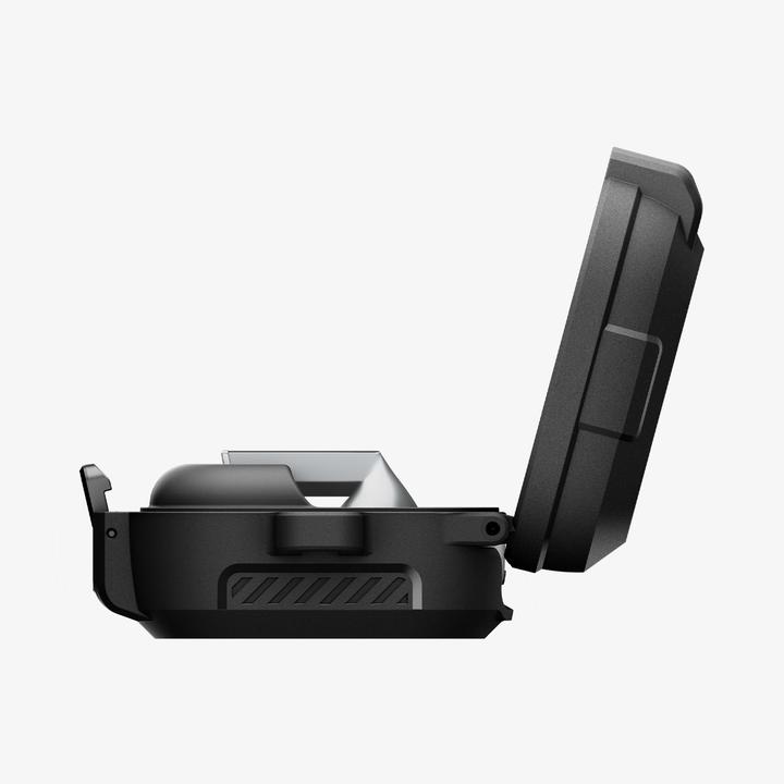 Actual product image Spigen - Lock Fit (ACS11202) - Samsung Galaxy Buds 4 / Buds 4 Pro - Matte Black