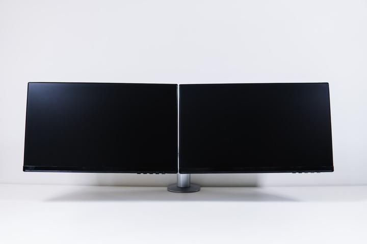 Actual product image Bakker Elkhuizen Space-arm, Dual Clamp VESA 75/100 (Table, 24", 7.50 kg)