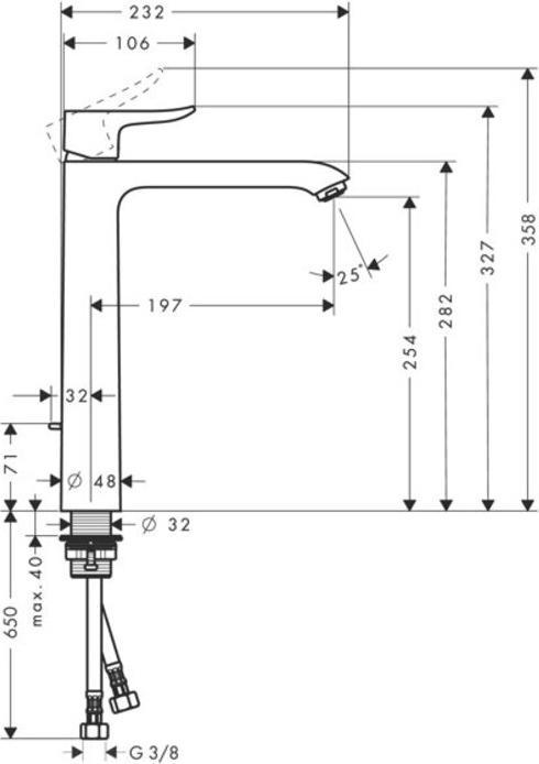 Produktbild hansgrohe Metris Chrom