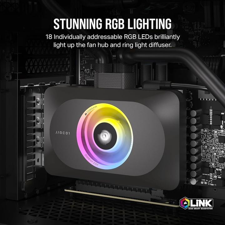 Produktbild Corsair iCUE LINK XG3 RGB HYBRID GPU Water block (4070 Ti)