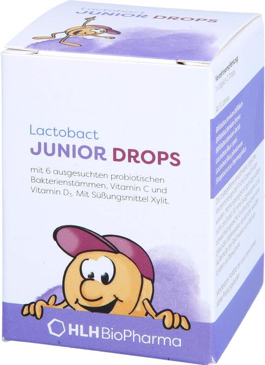 Actual product image Lactobact JUNIOR + Drops (60 Piece, Sweet, 56 g)