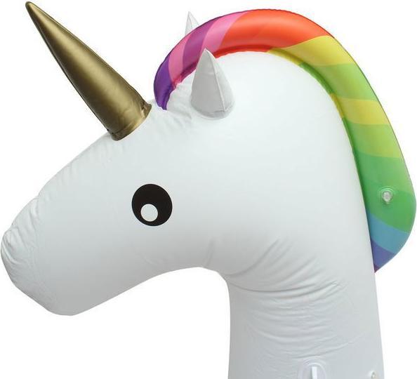 Actual product image MU Classic Inflatable Baby Unicorn Air Mattress