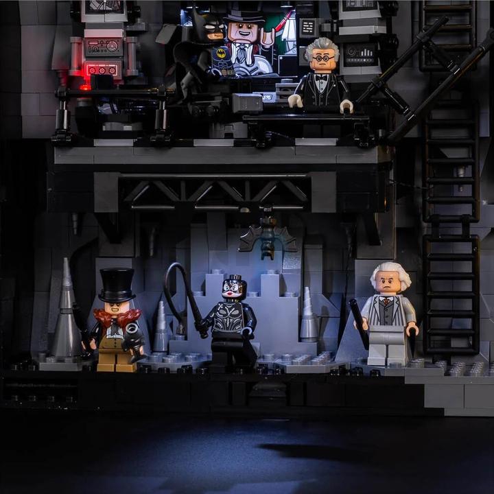 Actual product image Light my bricks LEGO® DC Batcave Shadow Box #76252 Light Kit