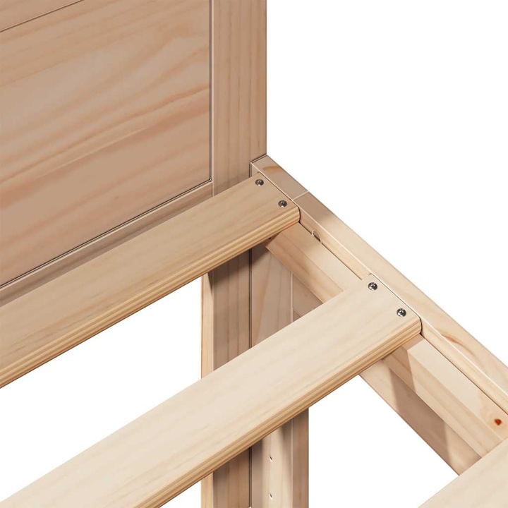 Image du produit VidaXL Lit en bois massif sans matelas 90x200 pin Cadre de lit (90 x 200 cm)